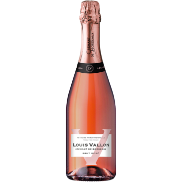 Crémant de Bordeaux Rosé Brut - Louis Vallon (75cl) product image