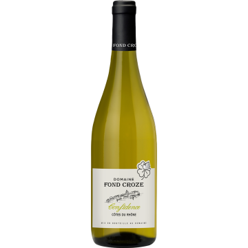 Confidence blanc - Domaine Fond Croze - Côtes du Rhône - White Wine 2024 (75cl) product image