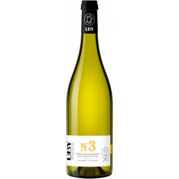 N°3 Colombard-Sauvignon Blanc - UBY - Côtes de Gascogne - White Wine 2025
