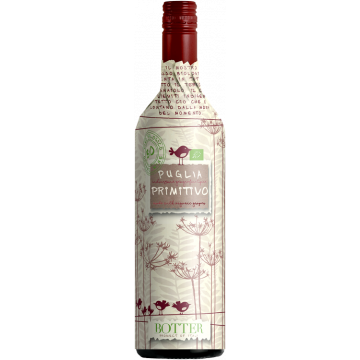 Primitivo Wrap Organic - Uccellini - Puglia - Red Wine 2025
