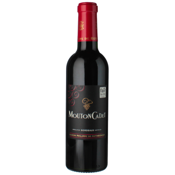 Half Bottle - Mouton Cadet - Baron Philippe de Rothschild - Bordeaux - Red Wine 2024