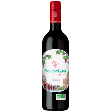 Mouton Cadet - X Pierre Rouge BIO - Baron Philippe de Rothschild - Bordeaux - Red Wine 2024 (75cl) product image