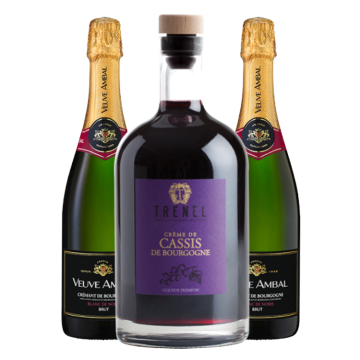 Pack KIR ROYAL - Crémant et Crème de Cassis de Bourgogne