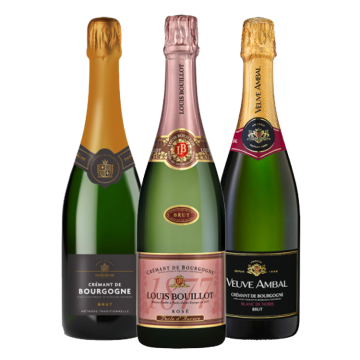 100% Crémants de Bourgogne Trio (225cl)