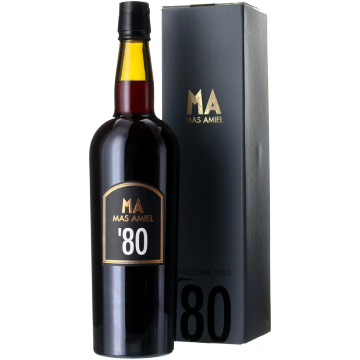 Vintage - Mas Amiel - Presentation Case - Maury doux - Red Wine 1980 (75cl) product image