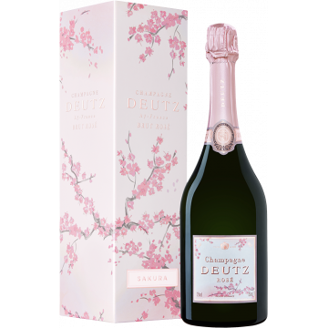 Champagne Deutz - Brut Rosé - Limited Edition Sakura - Presentation Case