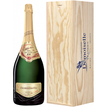 Jéroboam - Champagne Vranken Demoiselle EO - Brut Tête de Cuvée - Wooden Case (3L) product image