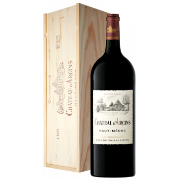 Magnum - Château d'Arcins - Cru Bourgeois - Wooden Case - Haut-Médoc - Red Wine 2019 (150cl) product image