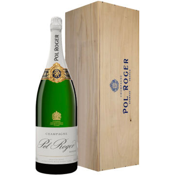 Jéroboam - Champagne Pol Roger - Réserve Brut - Wooden Case (3L)