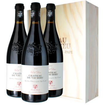Verticale - Val de Dieu 2013 - 2014 - 2015 - Wooden Case - Château de Vaudieu…