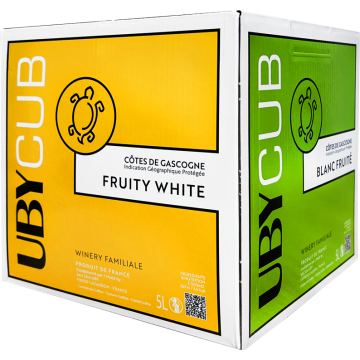 BIB - Blanc Sec - UBY - Côtes de Gascogne - White Wine