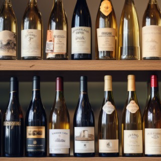 wine shelves