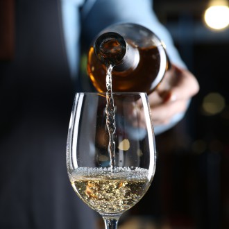 white wine bottle